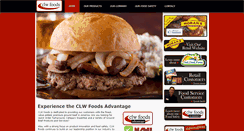 Desktop Screenshot of clwfoods.com